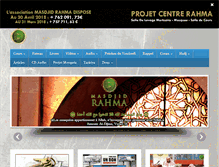 Tablet Screenshot of mosqueerahma94.com